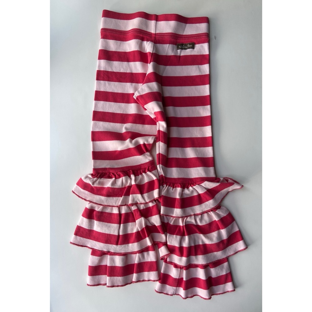 Matilda Jane Red Rover Stripe Benny Ruffle Pants 8